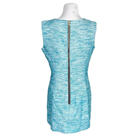 Milly of New York Space Dyed Sheath Cocktail Dress in Blue Size 10 - Picture 2 of 4